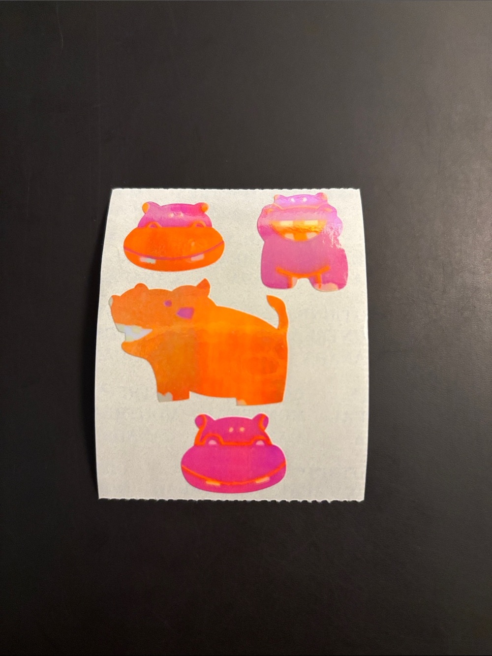 Cotrin Hippos Pearly Sticker Mod Vintage 80's
